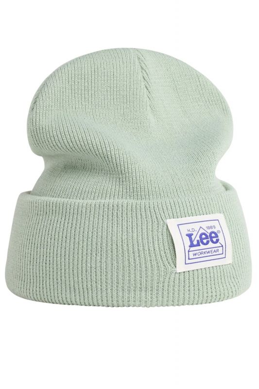 LEE MĘSKA CZAPKA  WORKWEAR BEANIE POND 112358299