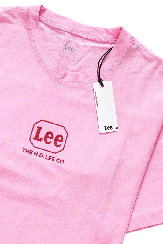 LEE NEW CROPPED TEE FROST PINK L44IREMC