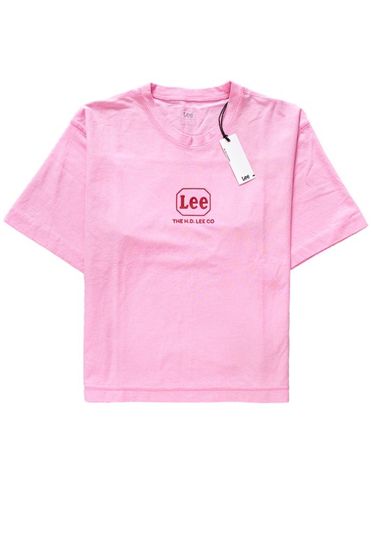 LEE NEW CROPPED TEE FROST PINK L44IREMC