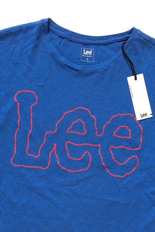 LEE OUTLINE LOGO TEE INDIGO FLASH  L42BEPED