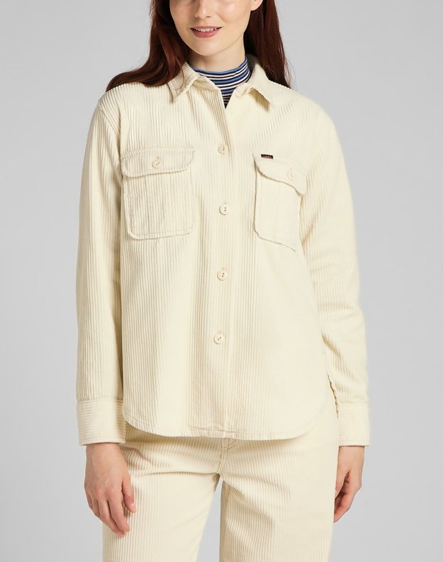 LEE OVERSHIRT DAMSKA KOSZULA DŁUGI RĘKAW SHARK TOOTH L54IQU79