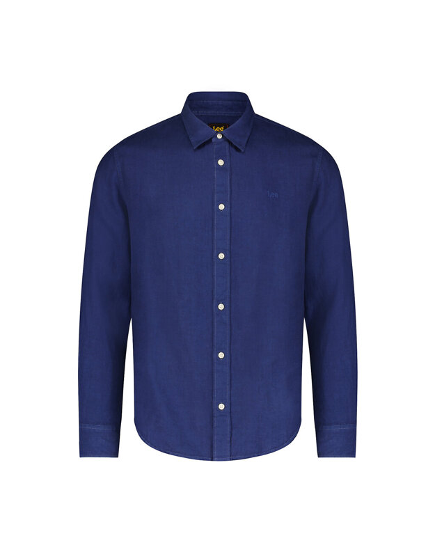 LEE PATCH SHIRT MĘSKA KOSZULA ELEGANCKA MEDIEVAL BLUE 112349964