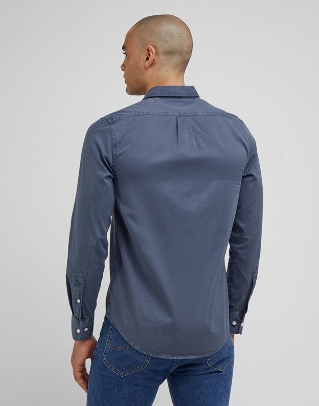 LEE PATCH SHIRT MĘSKA KOSZULA TAINT GREY LL37BMA66