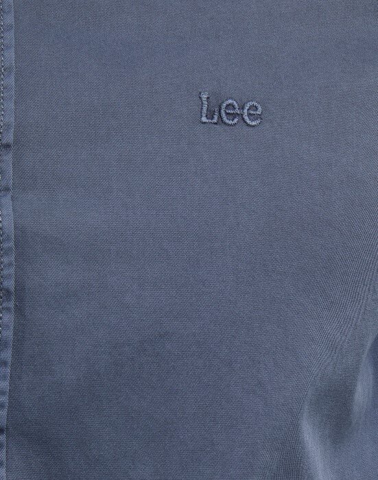 LEE PATCH SHIRT MĘSKA KOSZULA TAINT GREY LL37BMA66