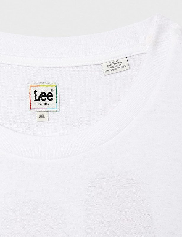 LEE PRIDE TEE CHEST GRAP MĘSKI T-SHIRT WHITE L63GFE12