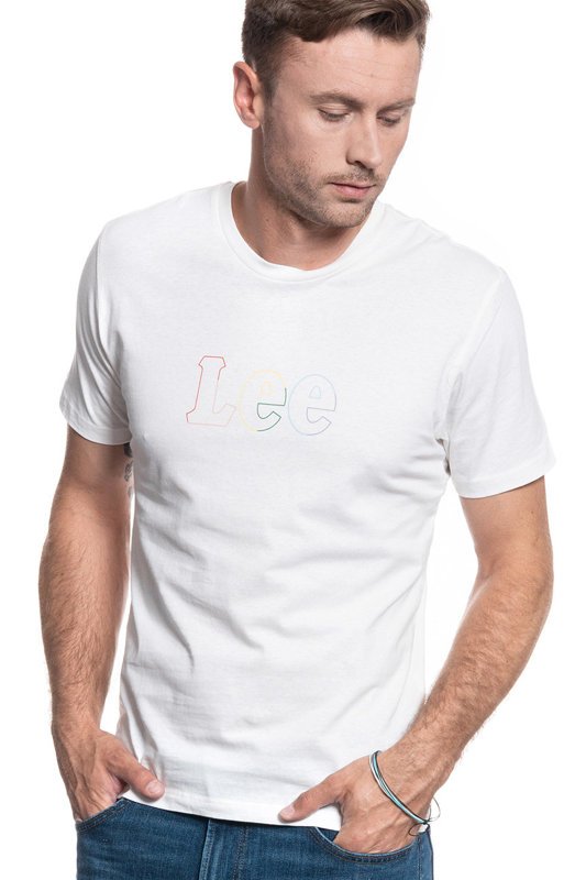 LEE PRIDE TEE WHITE CANVAS L62RFE59