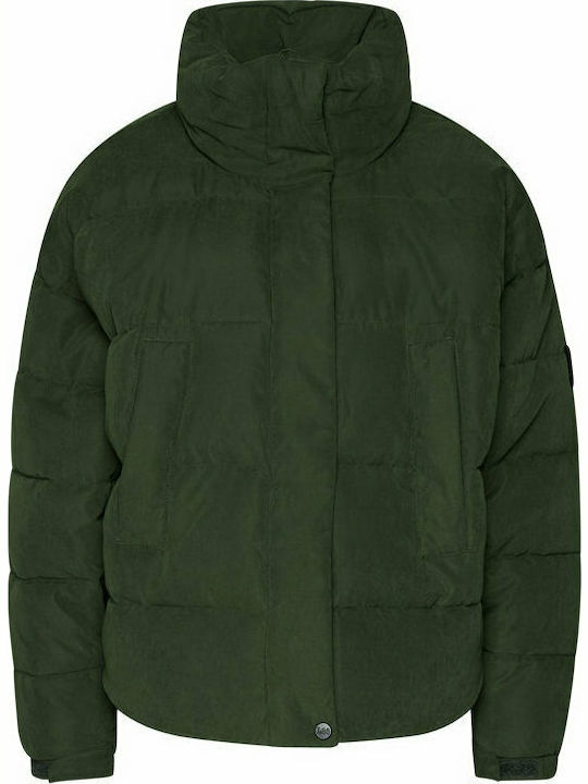 LEE PUFFER JACKET DAMSKA KURTKA ZIMOWA SERPICO GREEN L56VMMOJ