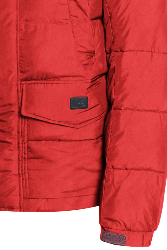 LEE PUFFER JACKET MĘSKA KURTKA ZIMOWA WARP RED L87XUMKG