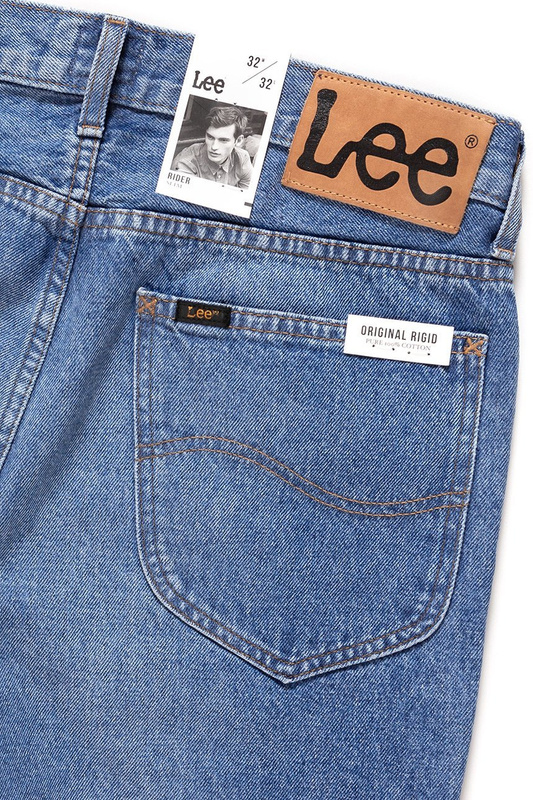 LEE RIDER LIGHT STONE L73DGAQA SAMPLE