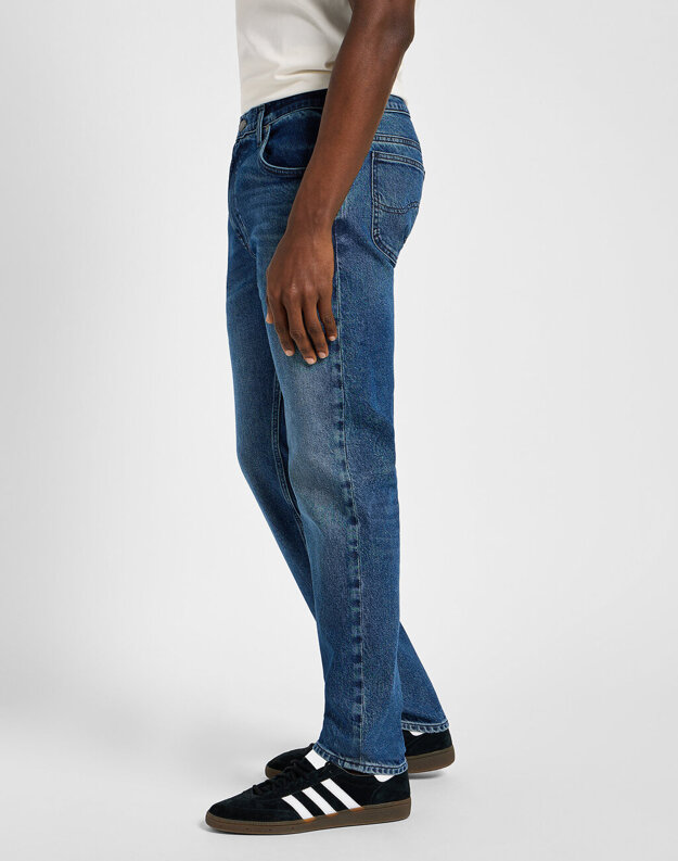 LEE RIDER MĘSKIE SPODNIE JEANSOWE JEANS DŻINSY BLUE ABYSS 112355794