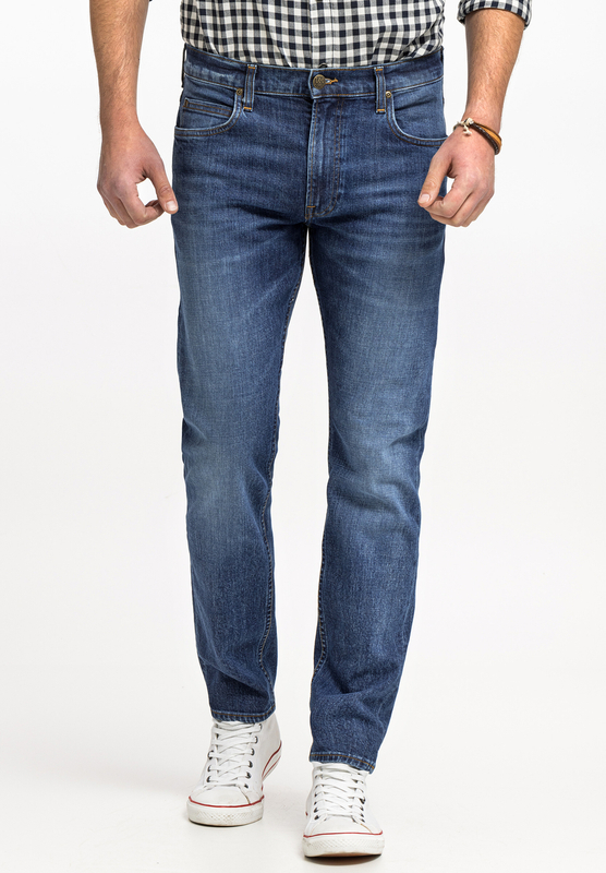 LEE RIDER MĘSKIE SPODNIE JEANSOWE JEANSY DŻINSY WORN FROM RAW L701KNHD