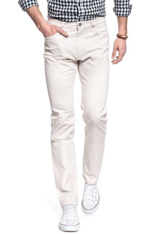 LEE RIDER MĘSKIE SPODNIE JEANSOWE WHITE SAND L701LB15