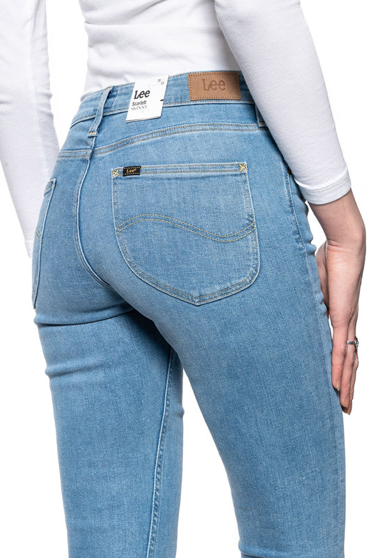 LEE SCARLETT DAMSKIE SPODNIE JEANSOWE GREY LIV L526QDBR