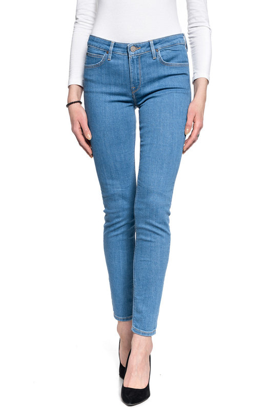 LEE SCARLETT SKINNY DAMSKIE SPODNIE JEANSOWE BRIGHT BLUE L526MANT