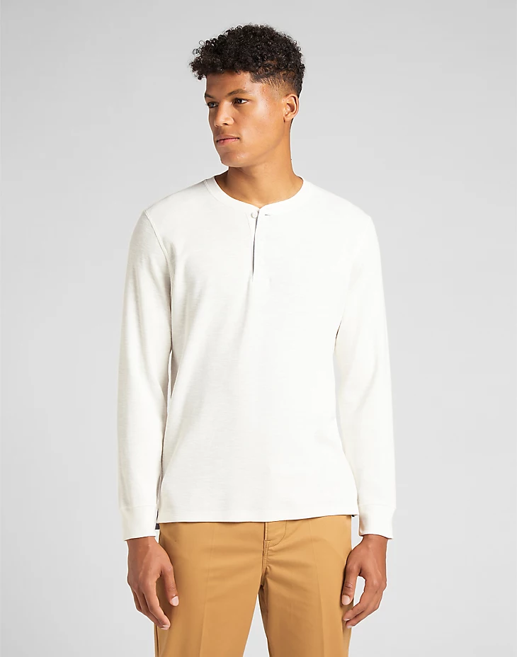 LEE SEASONAL HENLEY ECRU L61RNBNQ