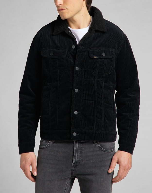 LEE SHERPA JACKET BLACK L87AQE01