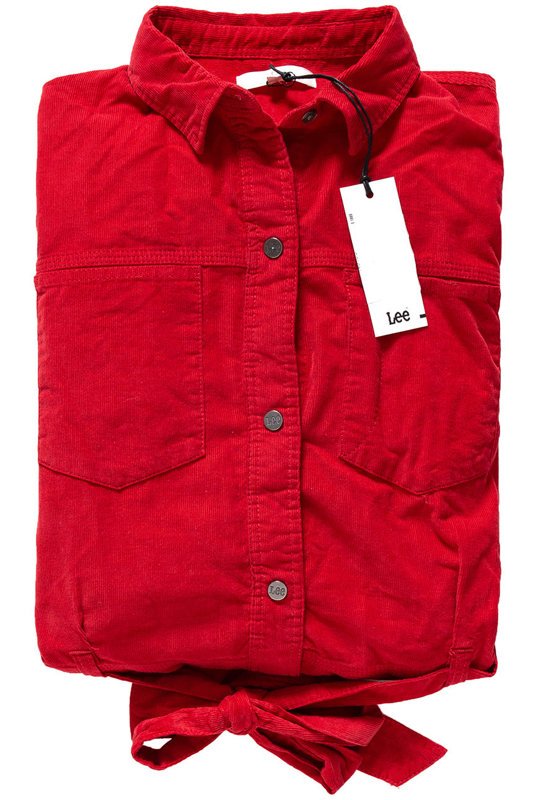 LEE SHIRT DRESS WARP RED L50AMRKG