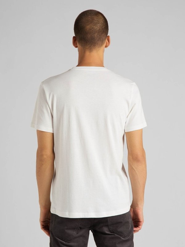 LEE SS TONAL GRAPHIC TEE MĘSKI T-SHIRT WHITE CANVAS L62WETRR