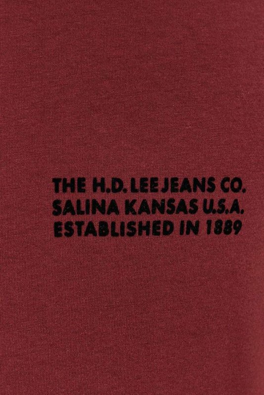 LEE SS TONAL LOGO TEE FIRED BRICK L60LFETM