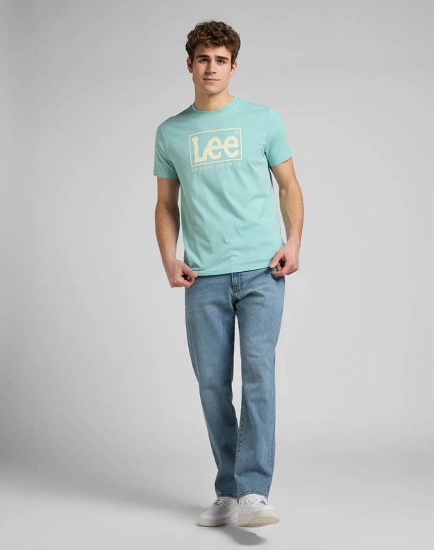 LEE STRAIGHT FIT XM MĘSKIE SPODNIE JEANSOWE FIELD BLUE L71WVTAG