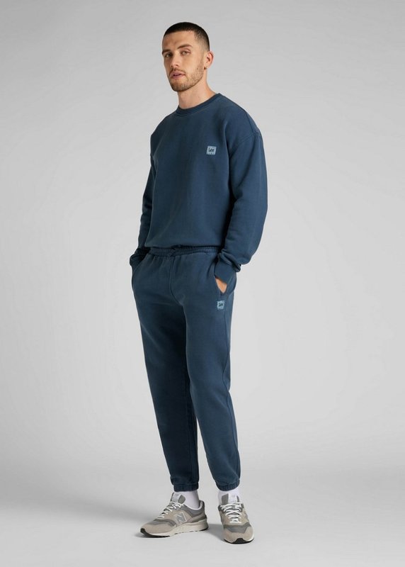 LEE SWEAT PANT MĘSKIE SPODNIE DRESOWE DRESY MARINE L74LTJ54