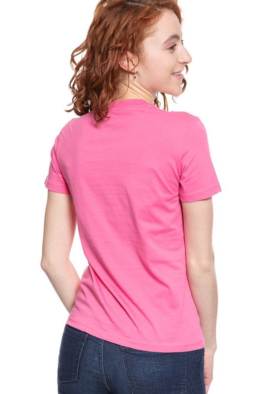 LEE T SHIRT DAMSKI SUNSET TEE CHROME PINK L42XEPNE