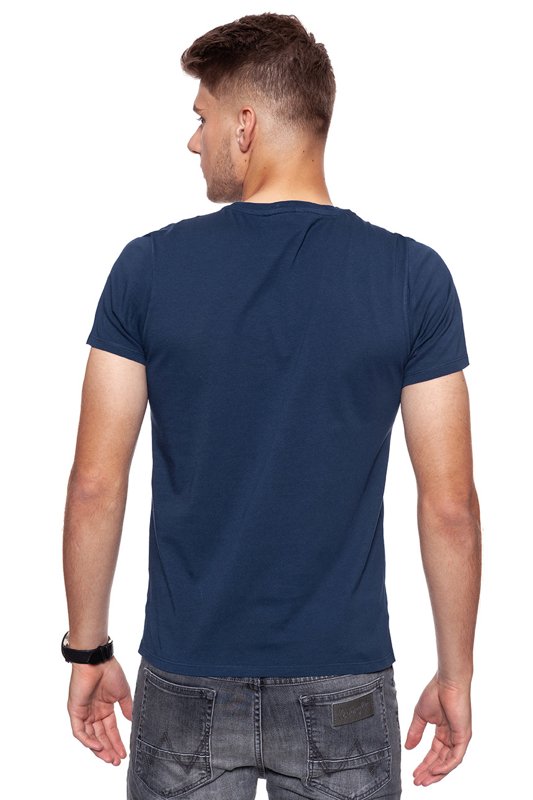 LEE T SHIRT LOGO TEE NAVY L63AAI35