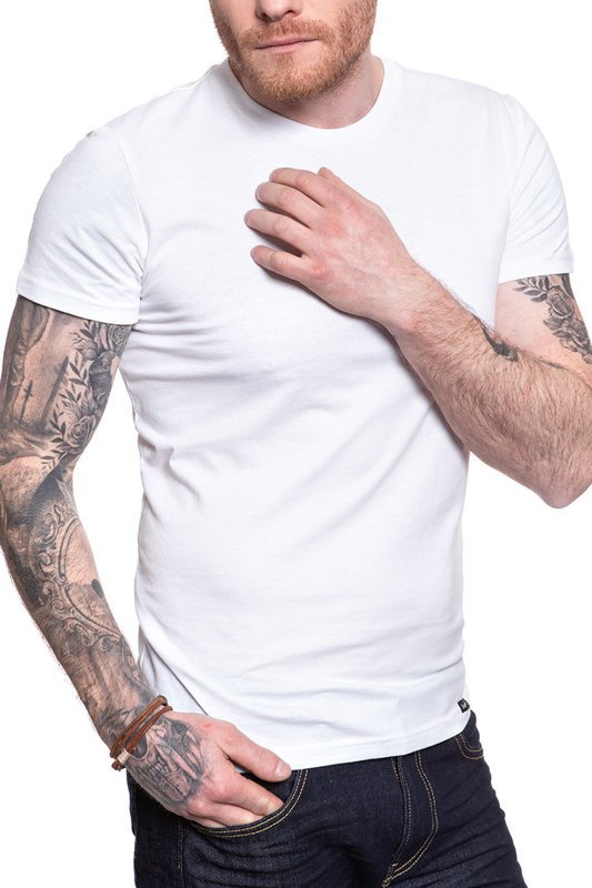 LEE T SHIRT TWIN PACK CREW WHITE L680AI12