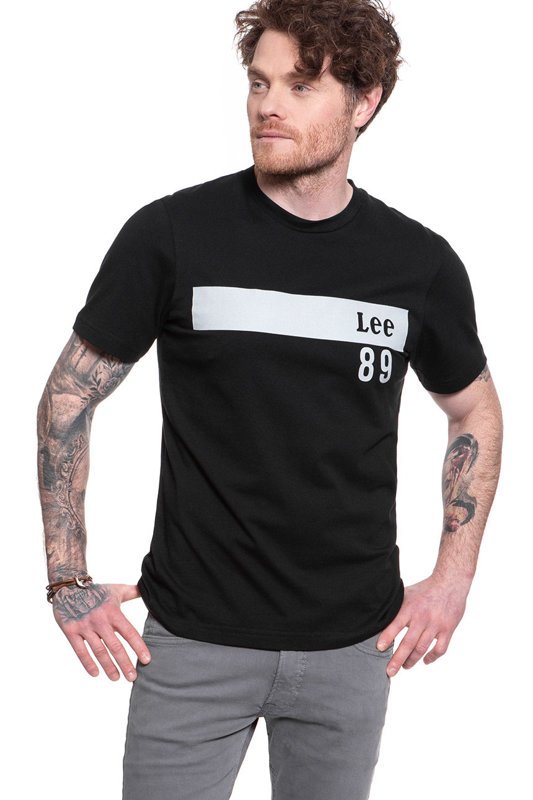 LEE TECH TEE RELAXED FIT BLACK L65ITU01