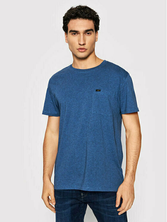 LEE ULTIMATE POCKET TEE MĘSKI T-SHIRT KOSZULKA BLUE UNION L66JWTUF