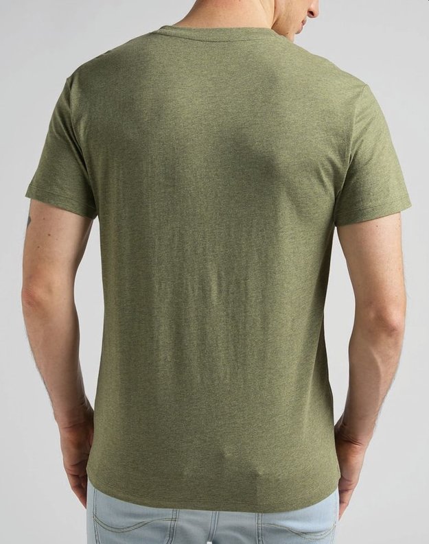 LEE ULTIMATE POCKET TEE MĘSKI T-SHIRT KOSZULKA BRINDLE GREEN L66JWTUA