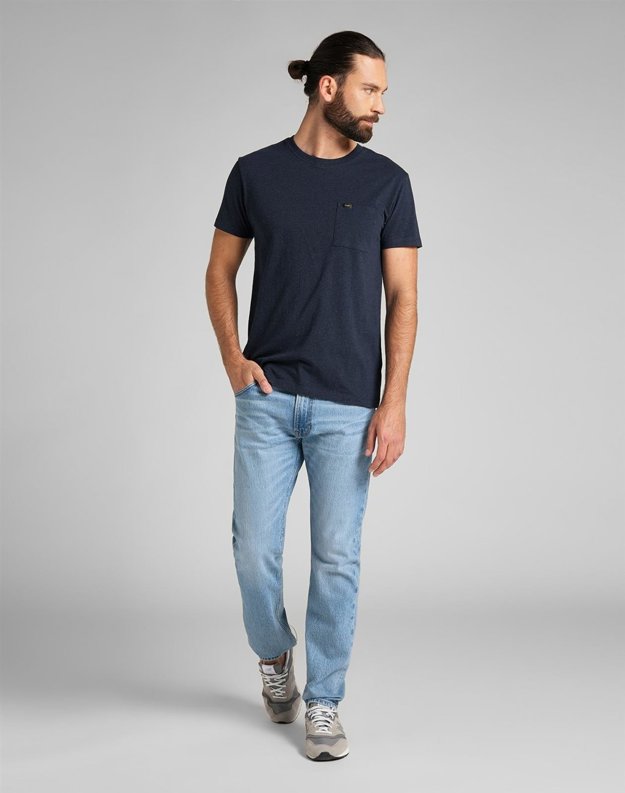 LEE ULTIMATE POCKET TEE MĘSKI T-SHIRT NAVY L66JWT35