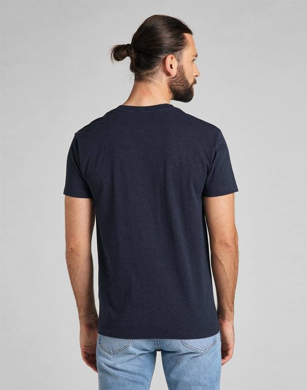 LEE ULTIMATE POCKET TEE MĘSKI T-SHIRT NAVY L66JWT35