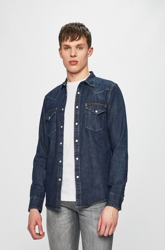 LEE WESTERN SHIRT MĘSKA KOSZULA JEANSOWA BLUEPRINT L643PLLH