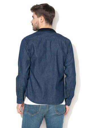 LEE WESTERN SHIRT MĘSKA KOSZULA JEANSOWA Z DŁUGIM RĘKAWEM RINSE L643KXCY