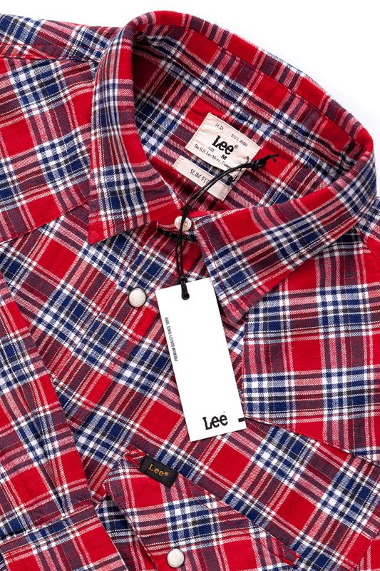 LEE WESTERN SHIRT VIBRANT RED L643IASK