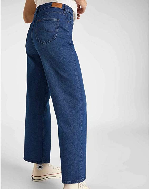 LEE WIDE LEG DAMSKIE SPODNIE JEANSOWE JEANSY L30SLTHF