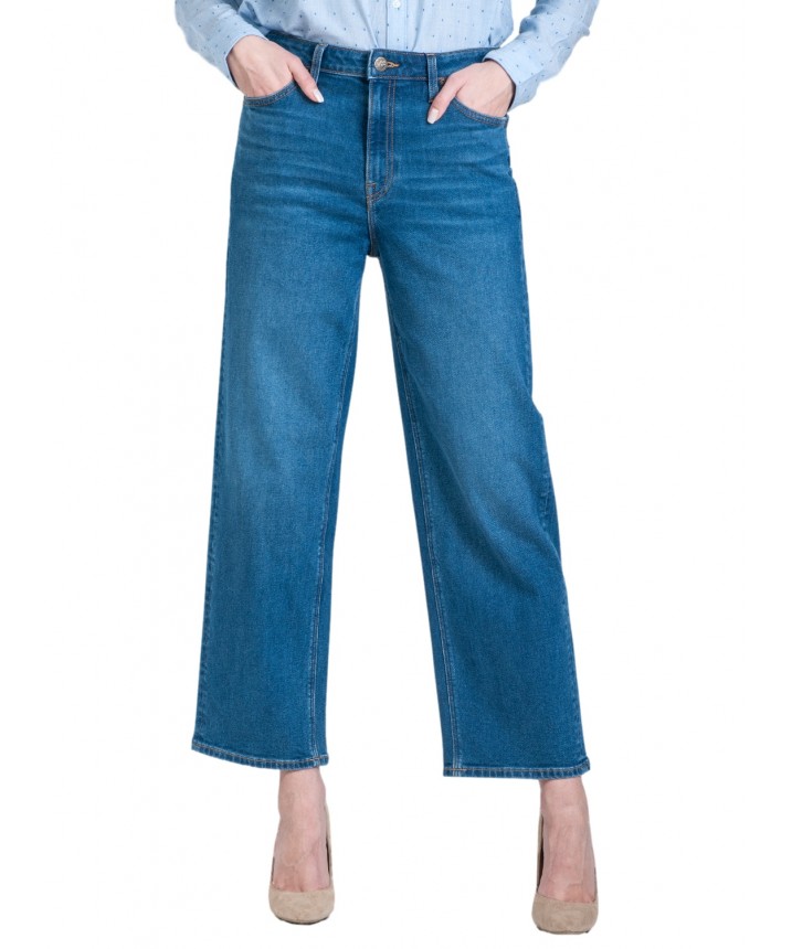 LEE WIDE LEG DAMSKIE SPODNIE JEANSOWE L30SLTGX