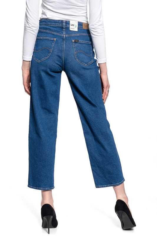 LEE WIDE LEG DAMSKIE SPODNIE JEANSOWE L30SLTYM