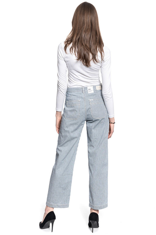 LEE WIDE LEG DAMSKIE SPODNIE JEANSOWE L30YIWLX