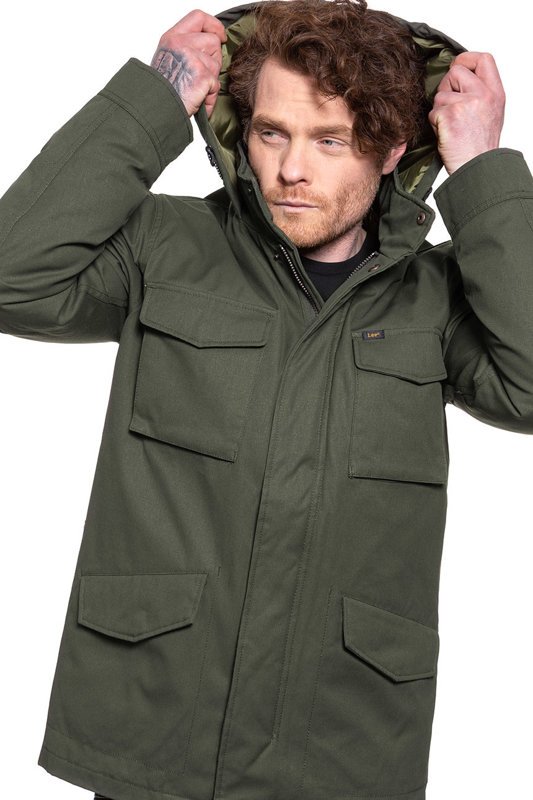 LEE WINTER FIELD JACKET SERPICO GREEN L86SVPOJ