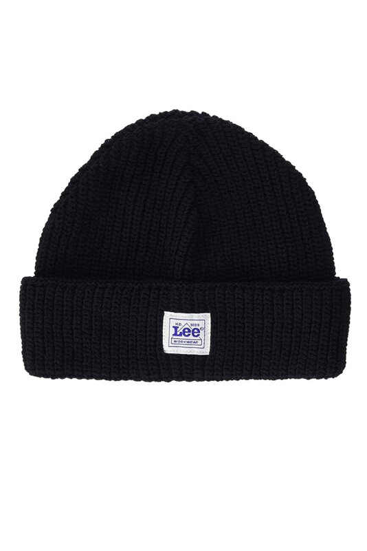 LEE WORKWEAR BEANIE MĘSKA CZAPKA NA ZIMĘ CIEPŁA BLACK 112342461