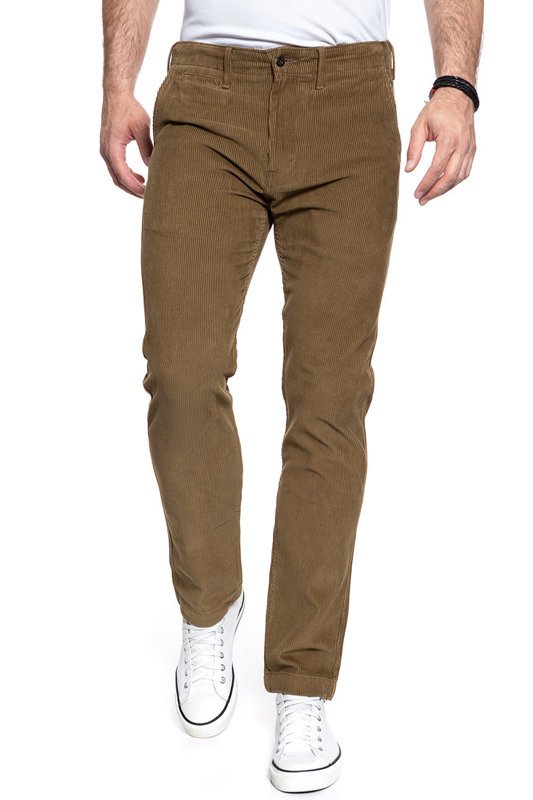 LEVI’S 502 REGULAR TAPER MĘSKIE SPODNIE SZTRUKSOWE SZTRUKS BROWN 521630008