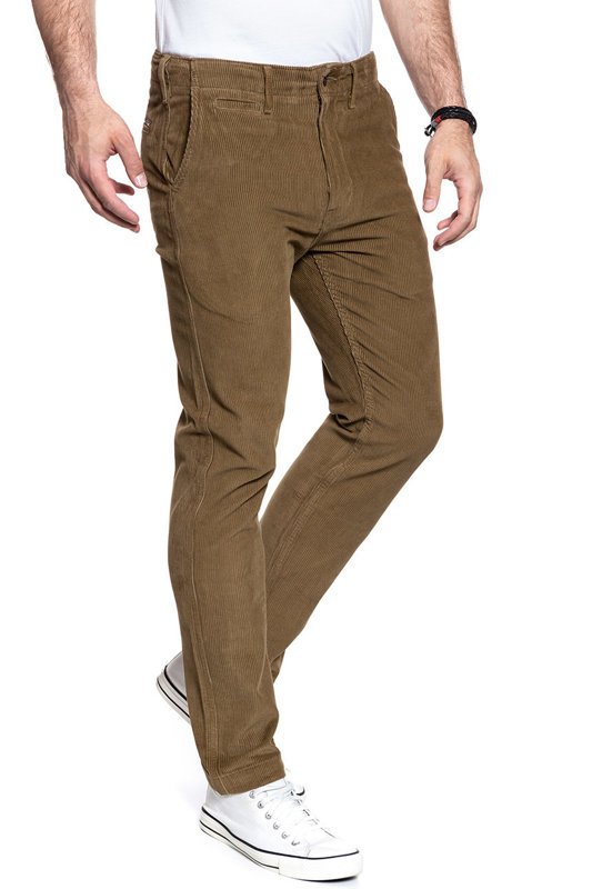 LEVI’S 502 REGULAR TAPER MĘSKIE SPODNIE SZTRUKSOWE SZTRUKS BROWN 521630008