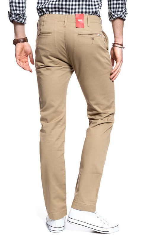 LEVI’S 502 TRUE CHINO MĘSKIE SPODNIE MATERIAŁOWE CHINO BEIGE 521630000