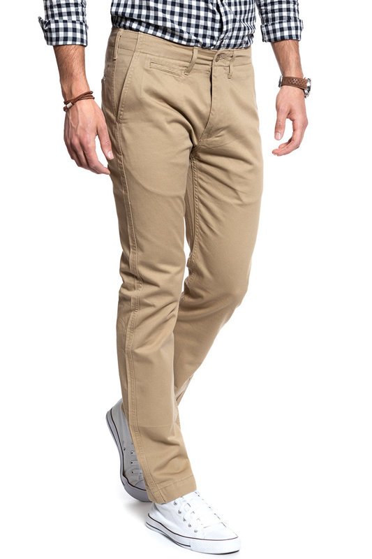 LEVI’S 502 TRUE CHINO MĘSKIE SPODNIE MATERIAŁOWE CHINO BEIGE 521630000