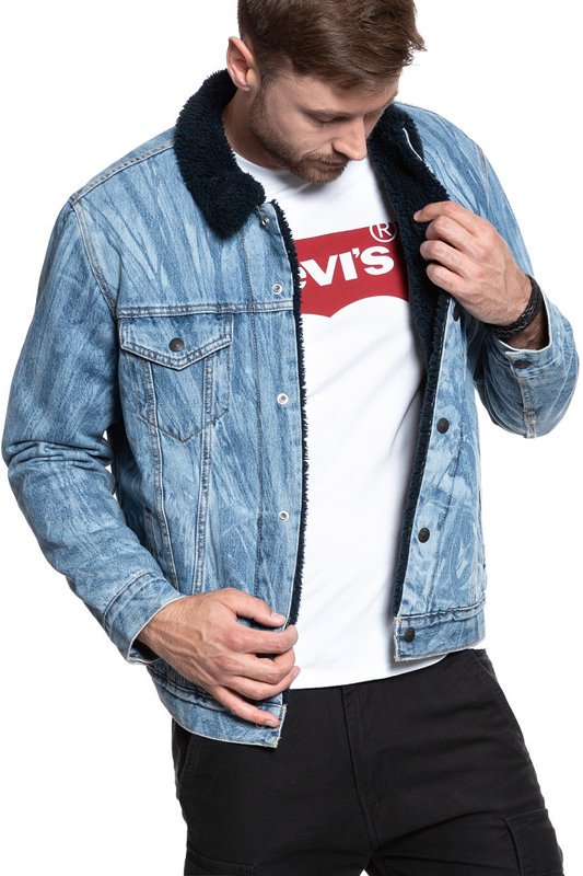 LEVI’S FRESH LEAVES JUSTIN TIMBERLAKE MĘSKA KURTKA JEANSOWA JEANS DŻINSOWA 163650098