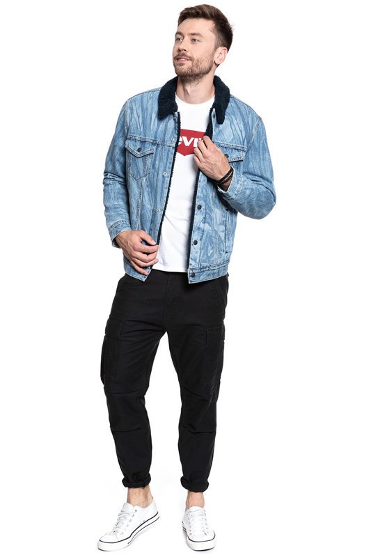 LEVI’S FRESH LEAVES JUSTIN TIMBERLAKE MĘSKA KURTKA JEANSOWA JEANS DŻINSOWA 163650098