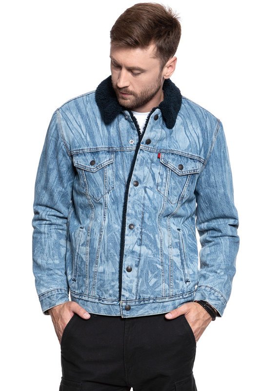 LEVI’S FRESH LEAVES JUSTIN TIMBERLAKE MĘSKA KURTKA JEANSOWA JEANS DŻINSOWA 163650098