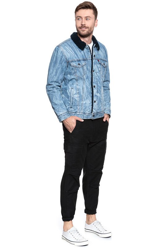 LEVI’S FRESH LEAVES JUSTIN TIMBERLAKE MĘSKA KURTKA JEANSOWA JEANS DŻINSOWA 163650098